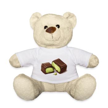 Dubai Chocolate Pistachios Pistachio Cream Chocolate - Teddy Bear - white - Front
