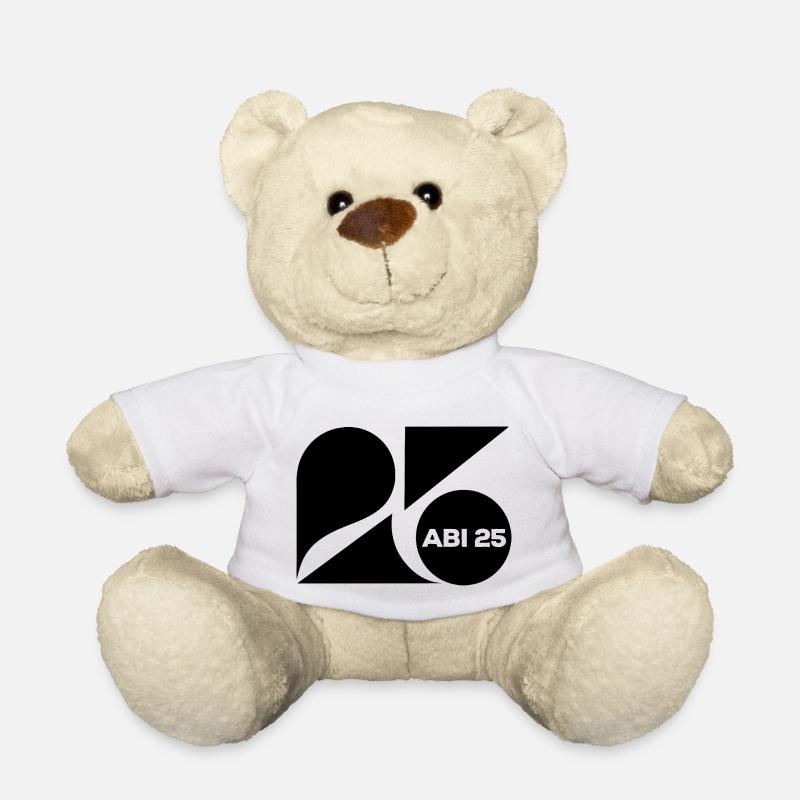 Abi 25 - Abitur 2025 - Spruch - Teddy - Weiß