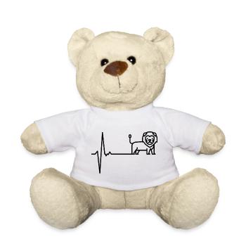 Mitternacht Minimal Mono - Teddy - Weiß - Vorne