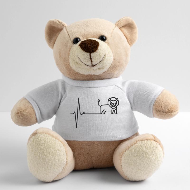 Midnight Minimal Mono Teddy Bear