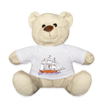 Segelschiff - Teddy - Weiß - Vorne
