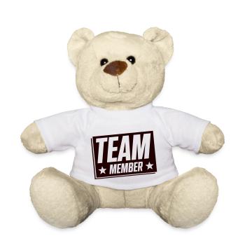 Team Member - Teddy Bear - white - Front
