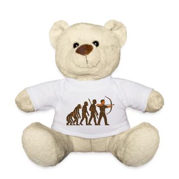 Archery Evolution Bogenschütze Bogen Ziel - Teddy - Weiß - Vorne