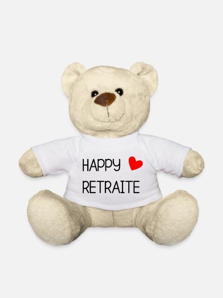 RETIREMENT. RETIREMENT. RETIRED. RETIREMENT. - Teddy Bear - white