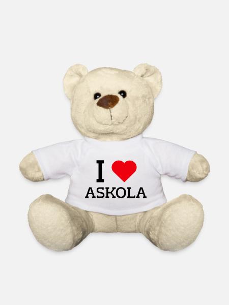 I love Askola - Teddy Bear - white