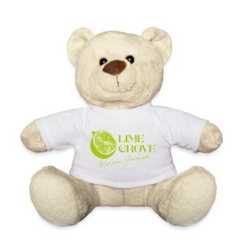 Lime Grove Mexikanisches Güte-Logo - Teddy - Weiß - Vorne