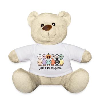 Halloween Just A Spooky Goose Ducks - Teddy Bear - white - Front