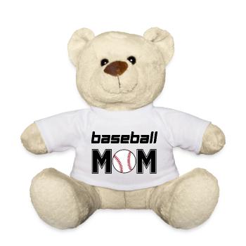 Baseball-Mom - Teddy - Weiß - Vorne