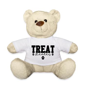 Stjärnskär Minimalist Night - Teddy Bear - white - Front