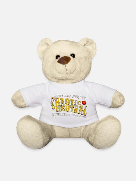 Chaotic Neutral - Teddy Bear - white