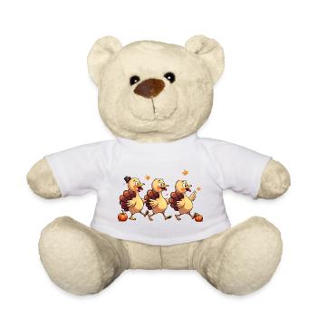 Thanksgiving Truthahn Baby - Teddy - Weiß - Vorne