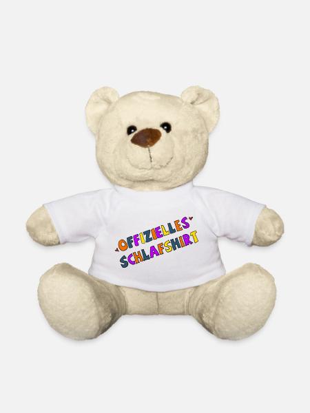 Official Sleep Shirt Color Explosion - Teddy Bear - white