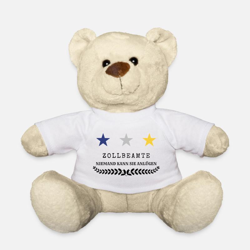 Zollbeamter - Teddy - Weiß