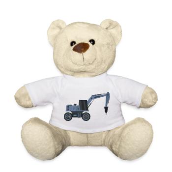 Pelle avec marteau - Nounours - blanc - Devant