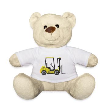 Forklift - Teddy Bear - white - Front