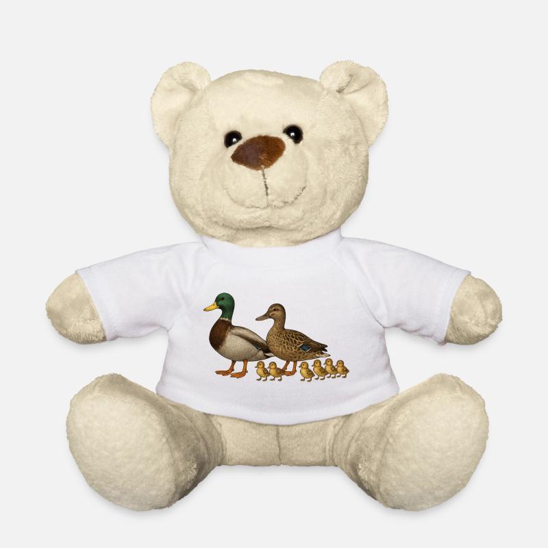 Enten Familie - Teddy - Weiß
