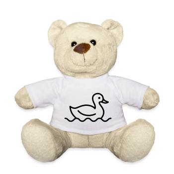 Duck - Teddy Bear - white - Front