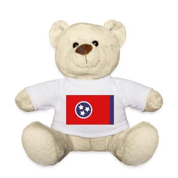Tennessee-Flagge - Teddy - Weiß - Vorne