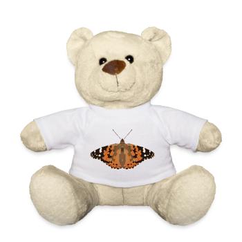 Butterflies: The Goldfinch - Teddy Bear - white - Front