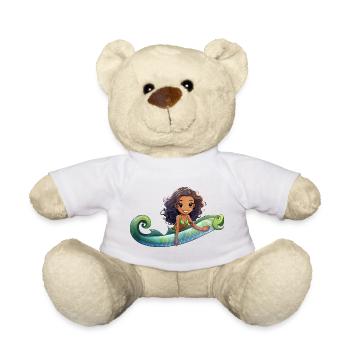Meeresdrache und Abenteurerin - Teddy - Weiß - Vorne