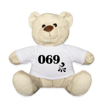 Frankfurt 069 Design by Bembeltown für Frankfurter - Teddy - Weiß - Vorne
