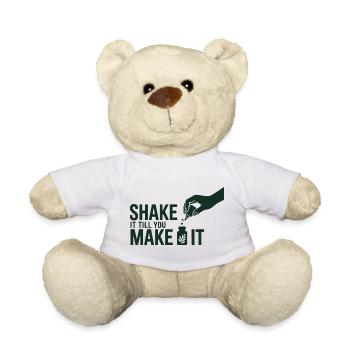 Homeopathy Shake It Till You Make It Professional  - Teddy Bear - white - Front