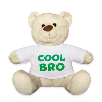 Bro Vert Audacieux - Nounours - blanc - Devant
