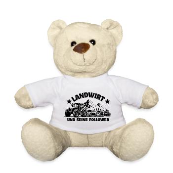 Fermier et ses partisans - tracteur - embouteillage - Nounours - blanc - Devant