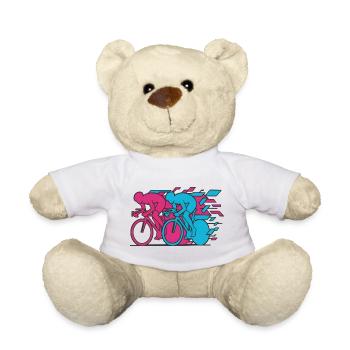 Vélo de route Vélo Vélo Sport Vélo VTT - Nounours - blanc - Devant