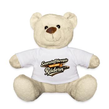 Oxygen therapy on four wheels - Teddy Bear - white - Front