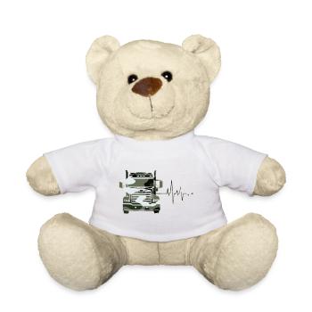 camouflage lkw - Teddy - Weiß - Vorne