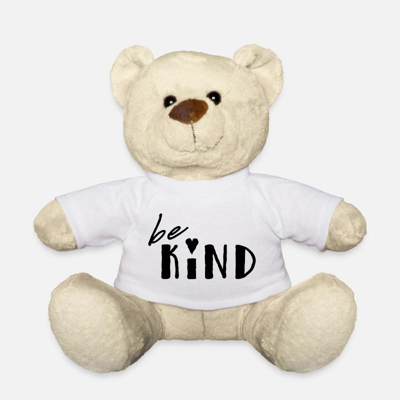 Be Kind - Teddy Bear - white