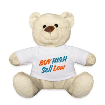 Investor - Trader - Aktien - Börse Lustige Sprüche - Teddy - Weiß - Vorne