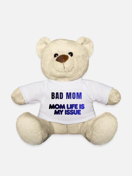Problème de vie de mauvaise mère - Nounours - blanc