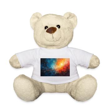 Cosmic Dawn Abstract Splash - Teddy - Weiß - Vorne