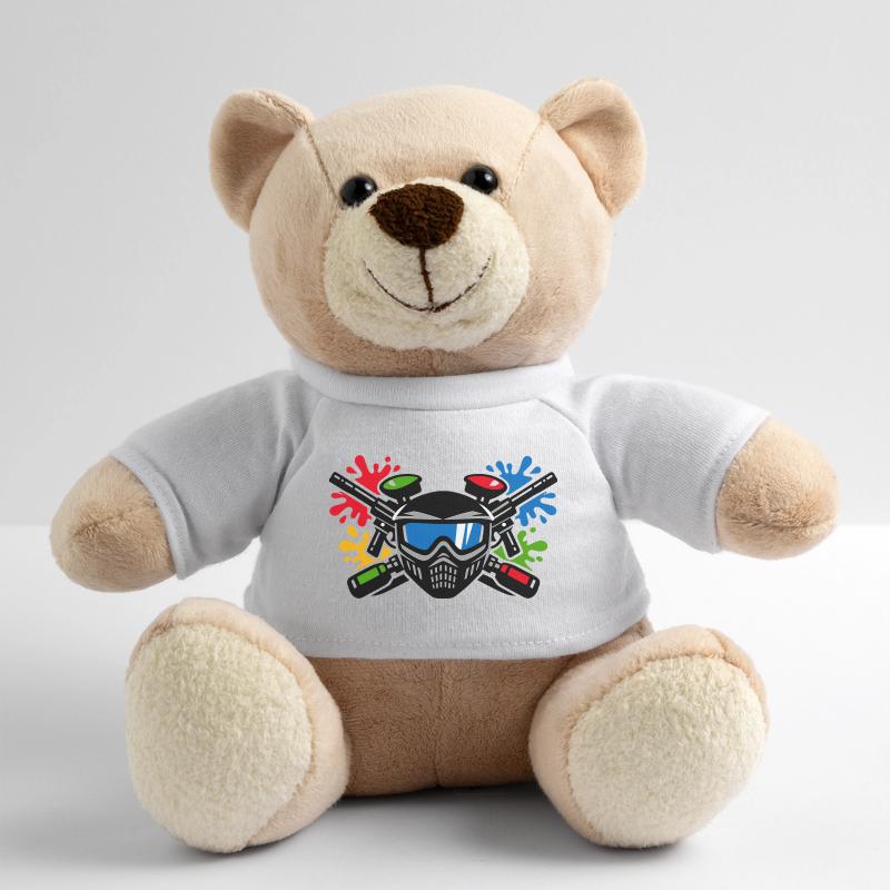 Graffiti-Helm mit Farbspritzer Teddy