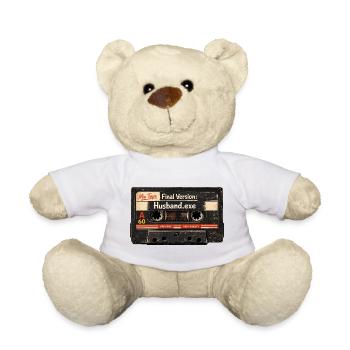 Jeune de t-shirts JGA : Husband.exe Retro Design - Nounours - blanc - Devant
