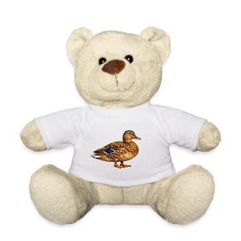 Canard colvert - Nounours - blanc - Devant