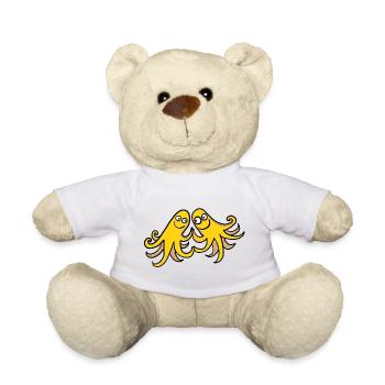 tanzende Kraken - Teddy - Weiß - Vorne