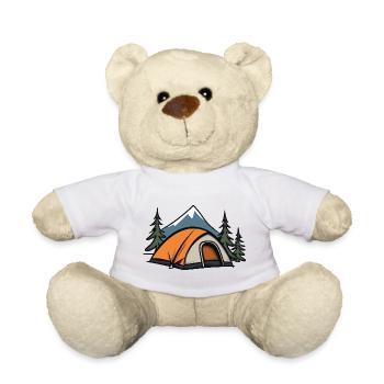 Camping Zelt Outdoor - Teddy - Weiß - Vorne