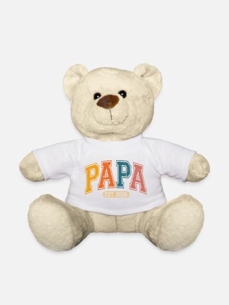 Papa Est. 2026 - Teddy - Weiß