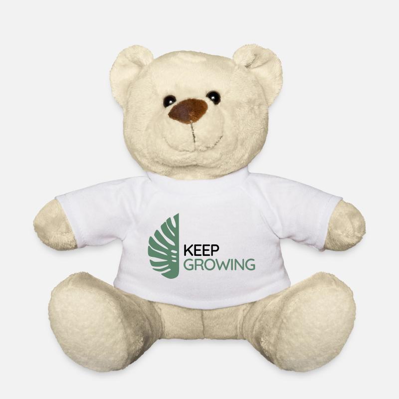 Monstera - Keep Growing - Teddy Bear - white