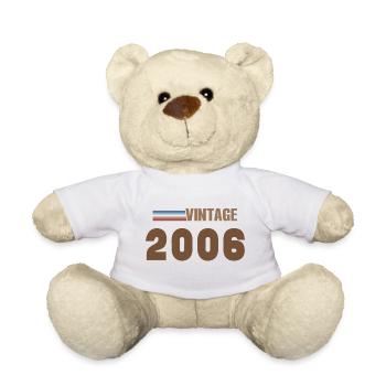 20 Jahre 2006 Handgeschriebenes Skript-T-Shirt - Teddy - Weiß - Vorne