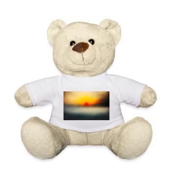 Evening atmosphere by the calm sea - Teddy Bear - white - Front