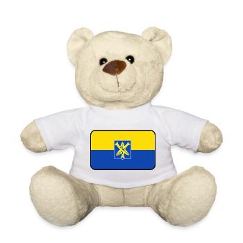 Logo du drapeau de Zandvoort - Nounours - blanc - Devant