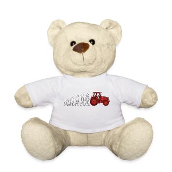 Evolution Farmer Farmer Tractor - Teddy Bear - white - Front