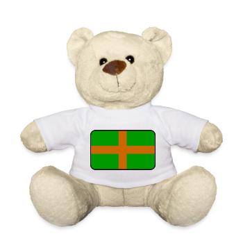 Logo du drapeau de Nimègue pour les 4 jours - Nounours - blanc - Devant