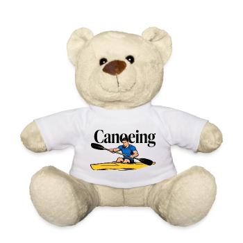 canoeing canoeing - Teddy Bear - white - Front