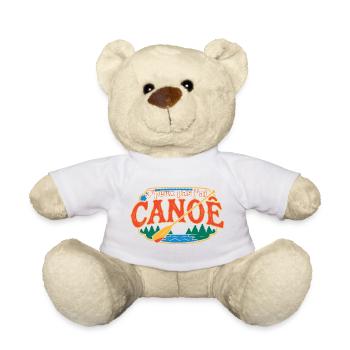 J'peux pas j'ai CANOE Aventure - Nounours - blanc - Devant