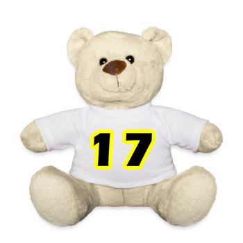 17 Number Symbol - Teddy Bear - white - Front